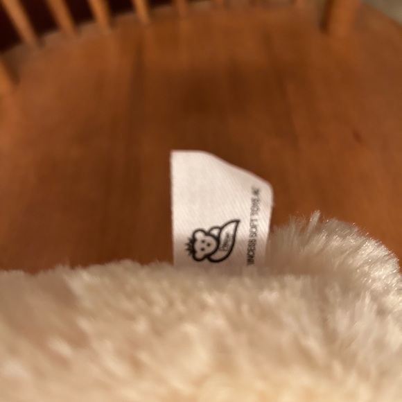 Teddy Bear plush by Princess Soft Toys. Crème color w/green & red scarf Cuddly! - Picture 4 of 6